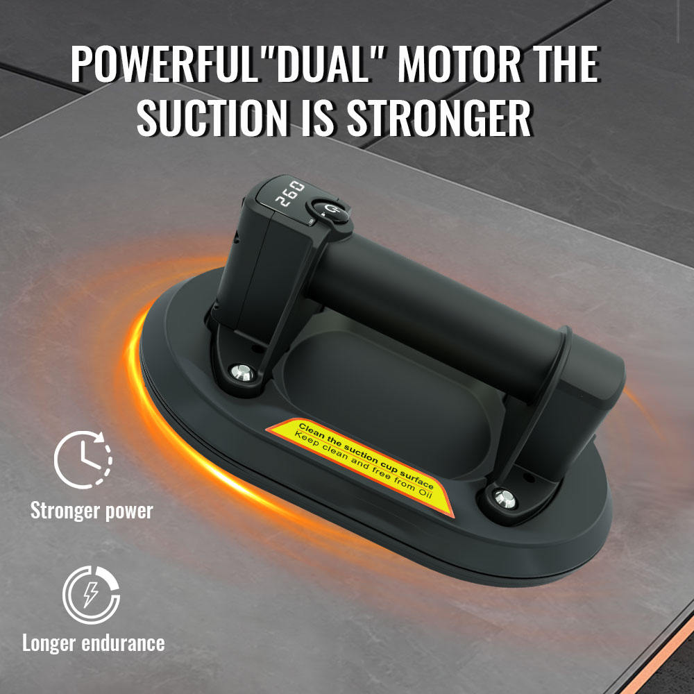 Heavy Equipment Loader - เครื่องดูดสุญญากาศไฟฟ้าขนาดใหญ่ รับน้ำหนัก 260 กก. สำหรับยกจอแสดงผล กระจก