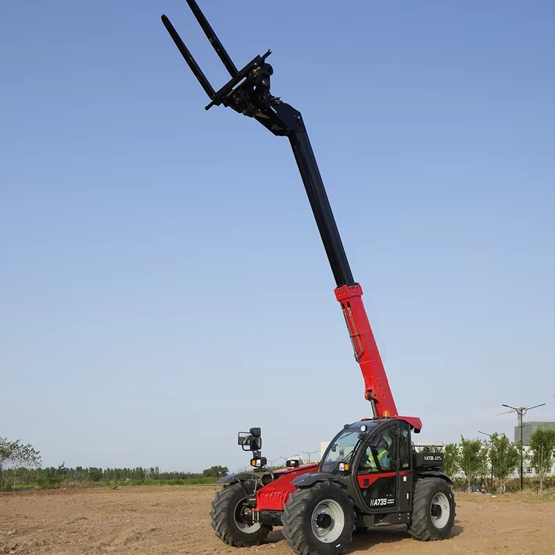 Telescopic Handler Boom - รถยกเทเลสโคปิคสำหรับงานหนัก 3 ตัน - ยกของในอุตสาหกรรมขนาดใหญ่ -