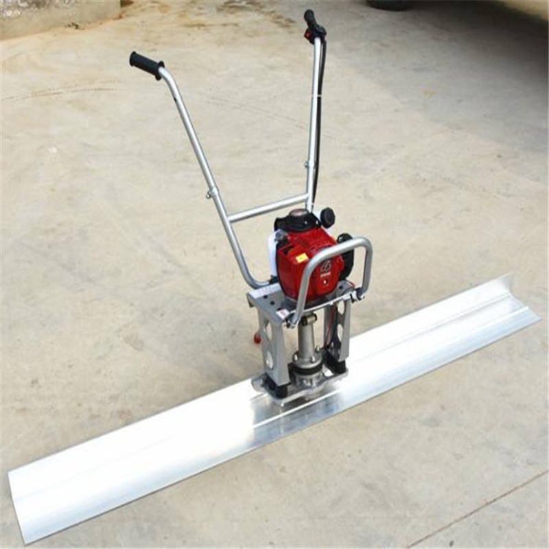 Concrete Vibrator - เครื่องปาดคอนกรีตแบบสั่นสะเทือน ใช้เชื้อเพลิงเบนซิน พร้อมไม้บรรทัดอะลูมิเนียมอัลลอยด์สำหรับปรับระดับพื้น