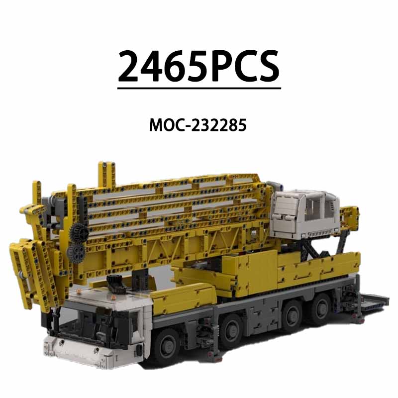 Heavy Equipment Crane - ตัวต่อ MOC-232285 รถเครน mk88 รถขนย้ายอุปกรณ์หนัก 2465