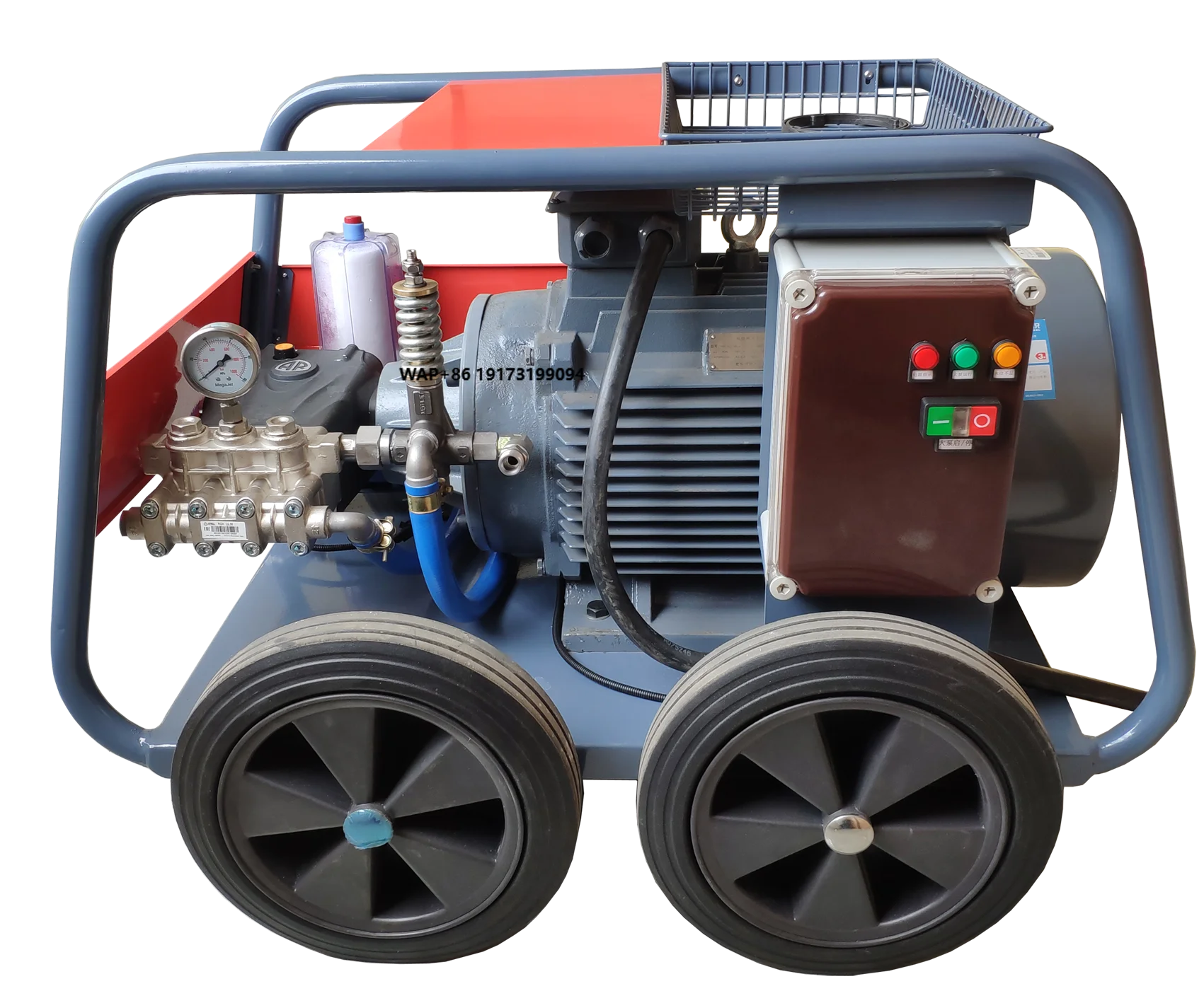 Heavy Equipment And Machinery - เครื่องล้างชิ้นส่วนเครื่องยนต์อุตสาหกรรมแบบไฟฟ้าแรงดันสูง 500 บาร์ 22 ลิตร/นาที 7250