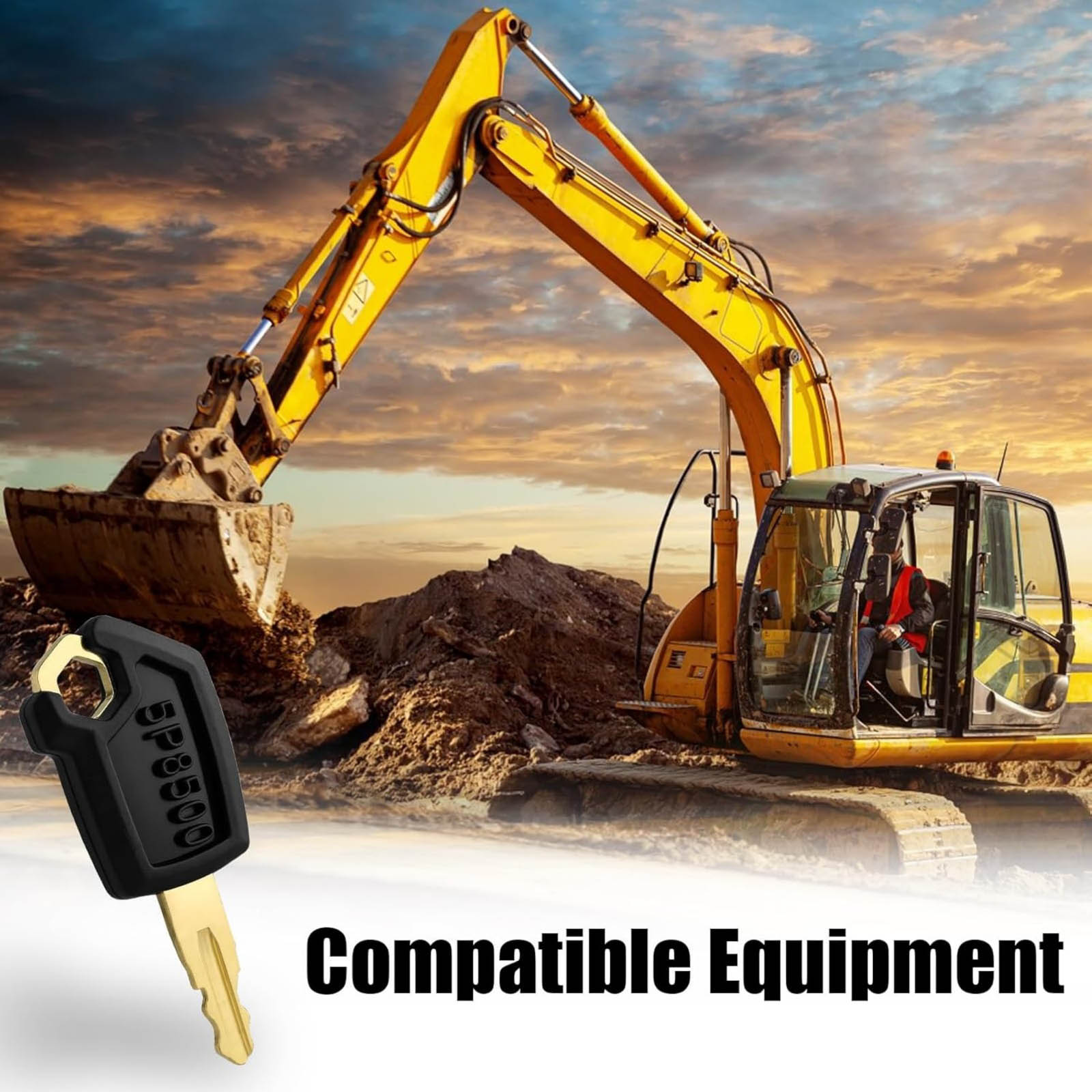 Heavy Equipment Loader - กุญแจสตาร์ท 10 ชิ้น รุ่น 5P8500 0964753