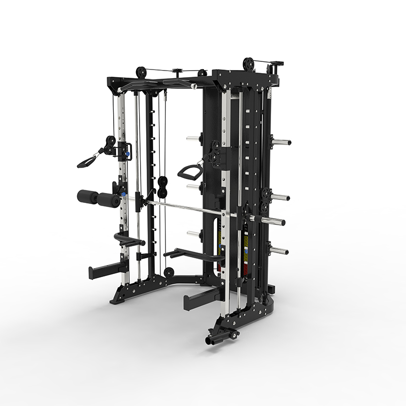 Heavy Equipment And Machinery - เครื่องออกกำลังกายแบบมัลติฟังก์ชั่นสำหรับใช้งานเชิงพาณิชย์ รุ่น Heavy-Duty พร้อมขาตั้งแบบ Smith Machine
