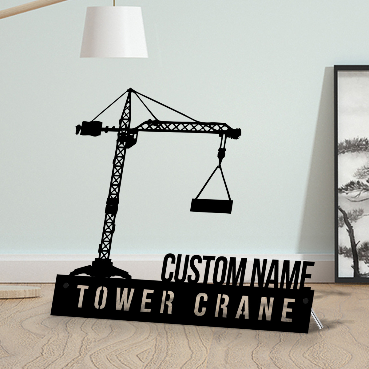 CUSTOM Tower Crane โต๊ะชื่อแผ่ - Heavy Equipment Names บทวิจารณ์และราคา