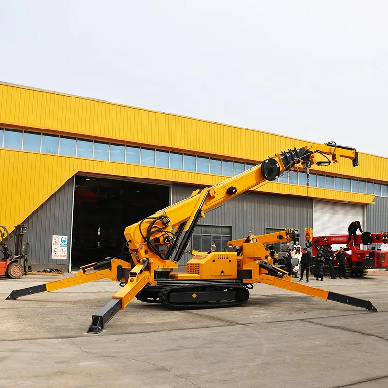 รถเครนแมงมุมขนาดเล็ก 5 ตัน 8 ต - Heavy Equipment Crane บทวิจารณ์และราคา