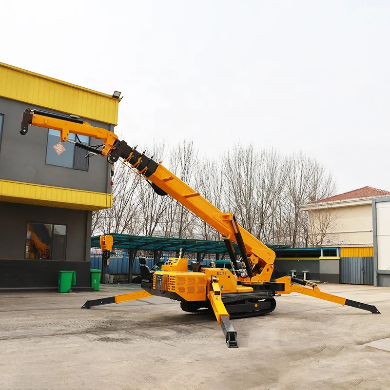 รถเครนแมงมุมขนาดเล็ก 5 ตัน 8 ต - Heavy Equipment Crane บทวิจารณ์และราคา