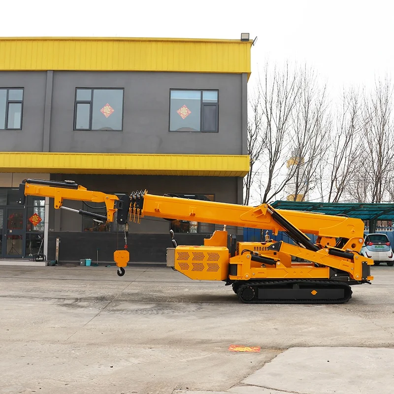 รถเครนแมงมุมขนาดเล็ก 5 ตัน 8 ต - Heavy Equipment Crane บทวิจารณ์และราคา