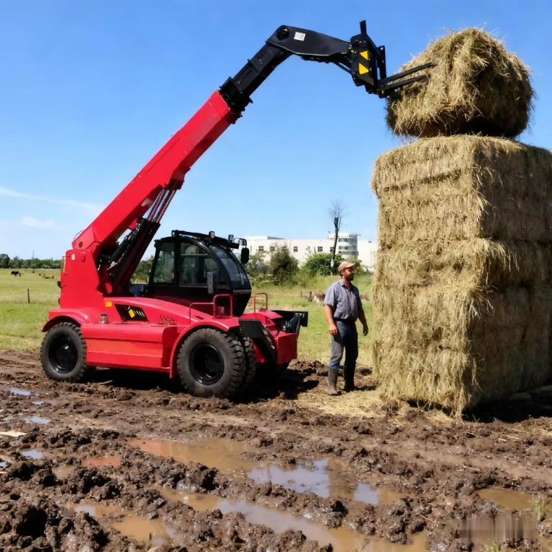 รถยกเทเลสโคปิกแบบปรับแต่งได้อเ - Telescopic Handler Boom บทวิจารณ์และราคา