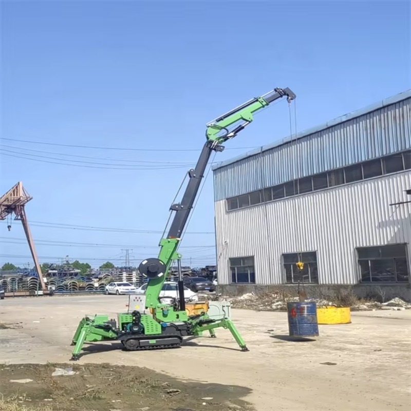 รถเครนขนาดเล็กแบบพับได้ ควบคุม - Heavy Equipment Crane บทวิจารณ์และราคา