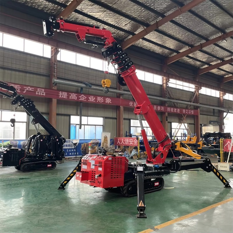 รถเครนขนาดเล็กแบบพับได้ ควบคุม - Heavy Equipment Crane บทวิจารณ์และราคา