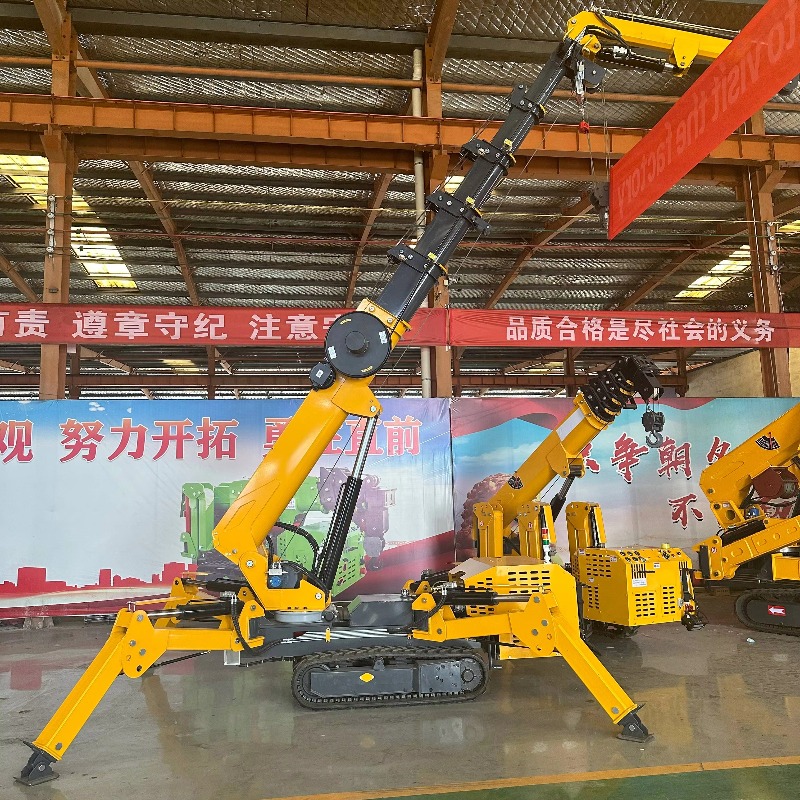 รถเครนขนาดเล็กแบบพับได้ ควบคุม - Heavy Equipment Crane บทวิจารณ์และราคา