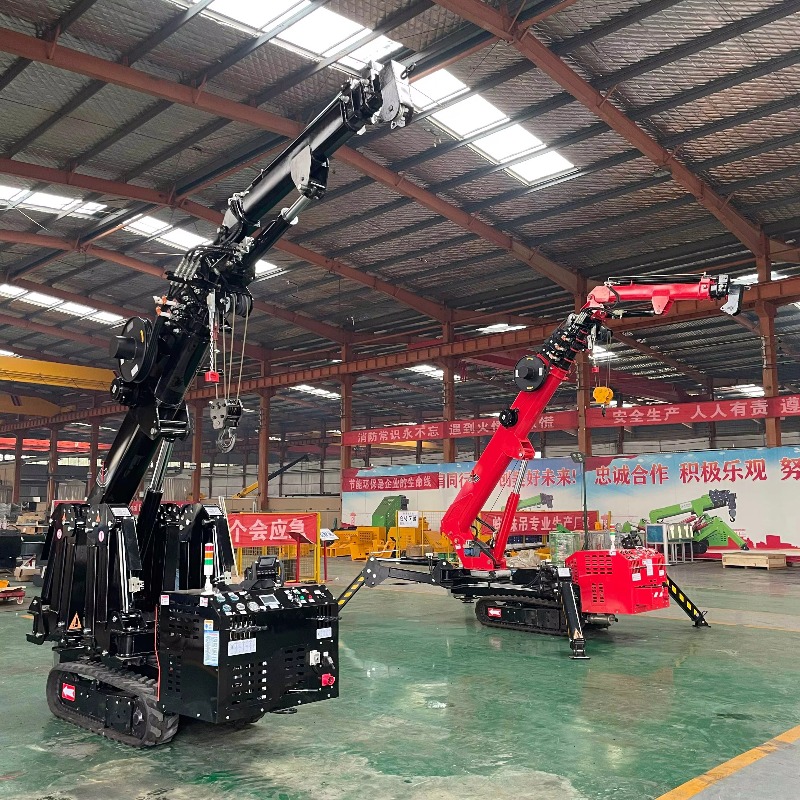 รถเครนขนาดเล็กแบบพับได้ ควบคุม - Heavy Equipment Crane บทวิจารณ์และราคา