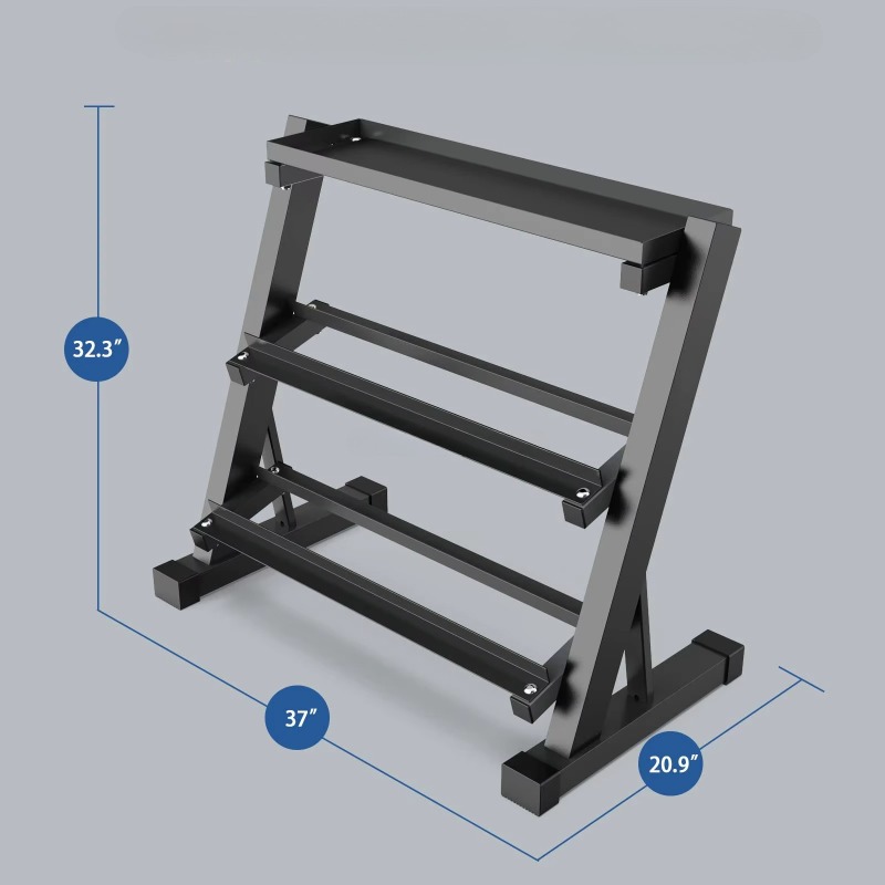 ชั้นวางดัมเบล 3 ชั้น ความจุ 8  - Heavy Equipment Storage บทวิจารณ์และราคา