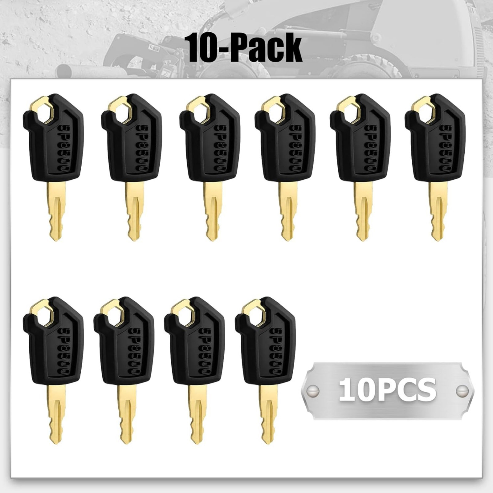 กุญแจสตาร์ท 10 ชิ้น รุ่น 5P850 - Heavy Equipment Loader บทวิจารณ์และราคา
