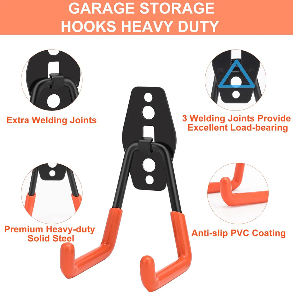 1PC Heavy Duty ตะขอโลหะโรงรถ O - Heavy Equipment Storage บทวิจารณ์และราคา
